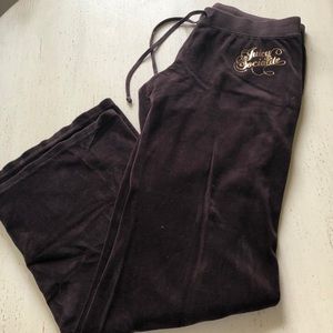 Juicy Couture Velour Track Pants